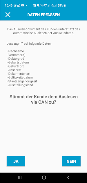 identity Reader Screenshot 1