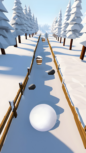 SnowBall Rolling & Runner Game Screenshot 3