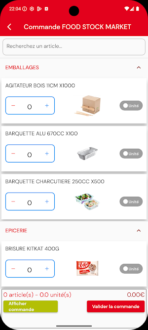 FOOD STOCK Screenshot 3