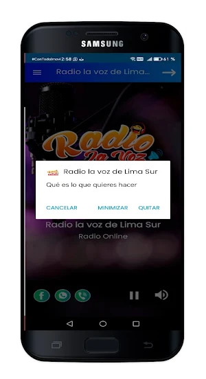 Radio lavoz de lima Sur Screenshot 2