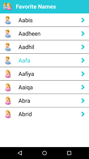 Pakistani Islamic Names with Urdu Meaning, Offline Screenshot 2