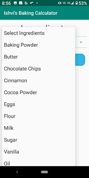 Baking Cost Calculator Screenshot 2