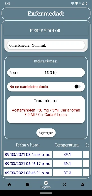 Fiebre y dolor. Screenshot 3