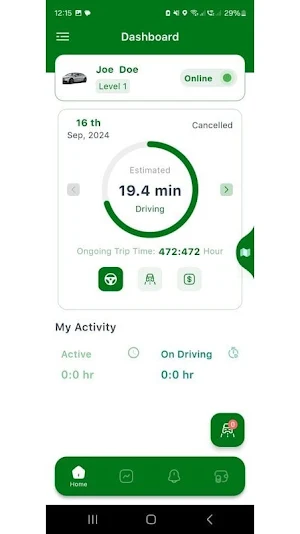 Rides Galore Driver Screenshot 1