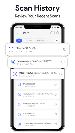 QR Code Reader Barcode Scanner Screenshot 2