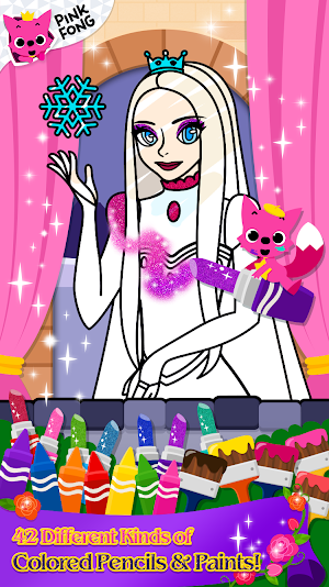 The Snow Queen Coloring Book Screenshot 1
