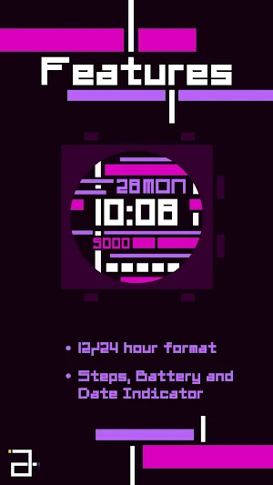 Simple Lines Watch Face Screenshot 2