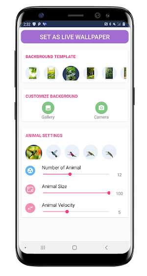 Birds Flying Live Wallpaper Screenshot 1
