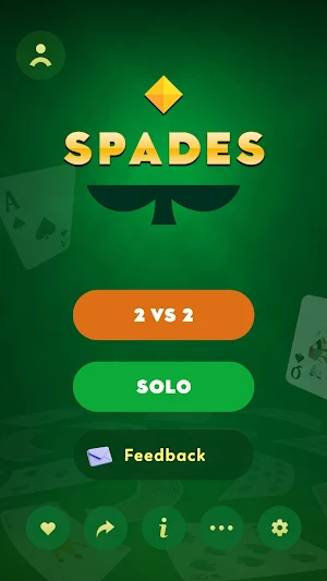 Spades Card Game Screenshot 0