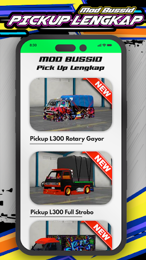 Mod Bussid Pick Up lengkap Screenshot 2