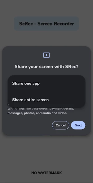 ScRec - Screen Recorder Screenshot 1
