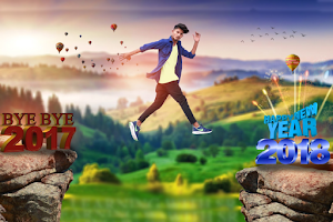 Happy New Year Photo Frame 2018 Screenshot 2