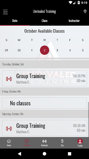 Unrivaled Training Screenshot 1