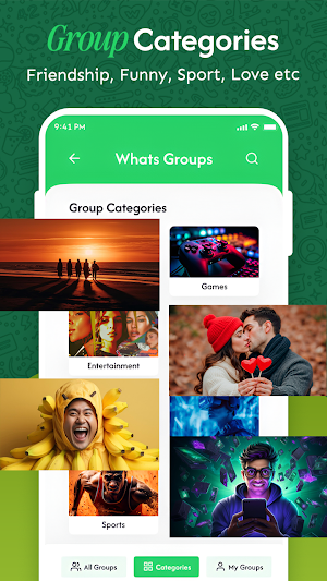 Dual Social Groups: Join Links Screenshot 0