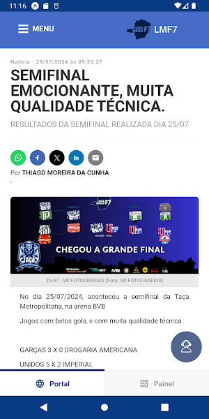 Liga Minas Fut7 Screenshot 3