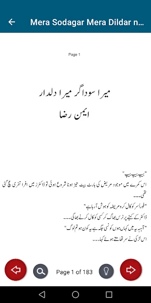 Mera Sodagar Mera Dildar novel Screenshot 3