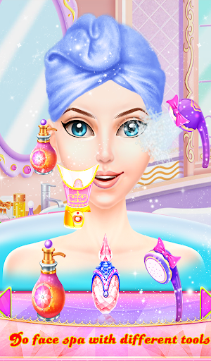 Wedding Princess Hair Design Dressup makeup Game Screenshot 0
