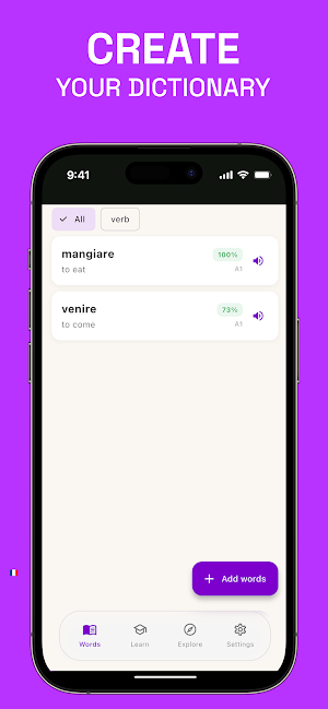 Vocabulary & Dictionary- Eposa Screenshot 1