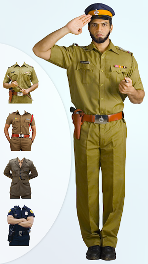 Men Police Photo Editor - Suit Screenshot 3