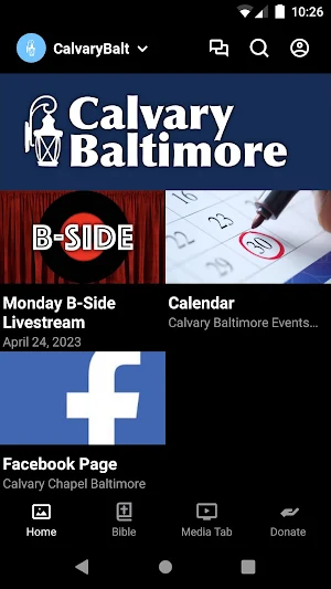 Calvary Chapel Baltimore Screenshot 0
