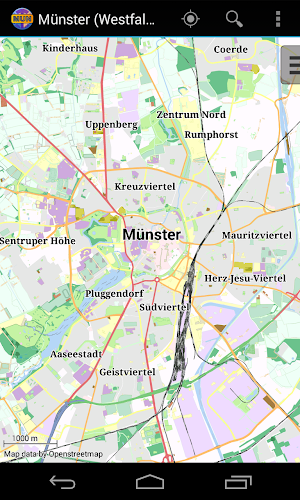 Münster Offline City Map Screenshot 0