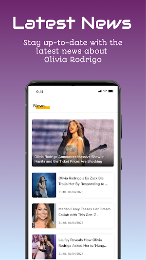 Olivia Rodrigo Lyrics Screenshot 3