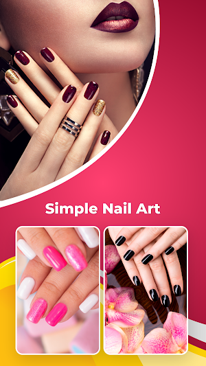 French Nail Art Designs Screenshot 1
