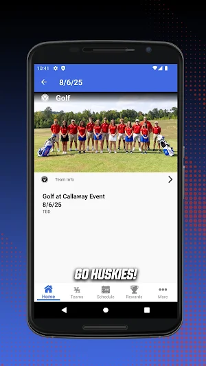 Hoover Huskies Athletics Screenshot 2