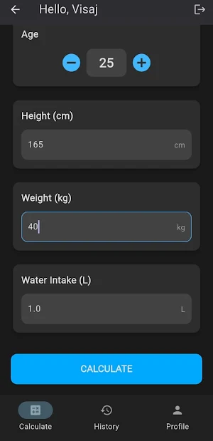 BMI Calculator Screenshot 3