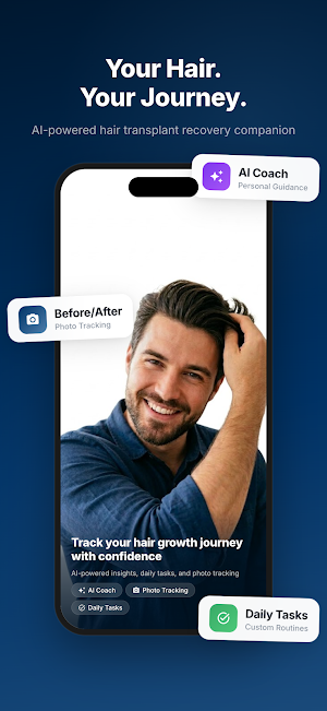 HairGrowth: Transplant Tracker Screenshot 0