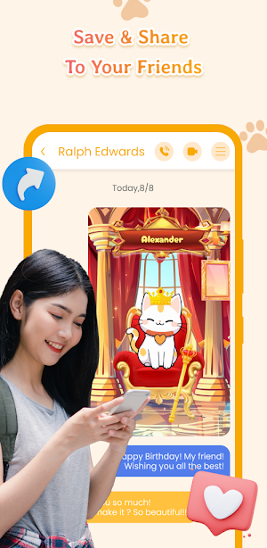 Cat Language Wallpaper DIY Screenshot 2