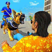 Police Dog Gangster Chase: New Crime Shooting Game