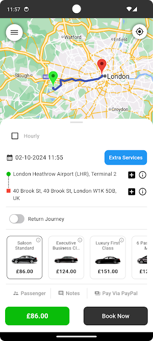 CAC - CityAndAirportCars Screenshot 1