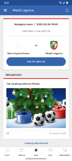 MKS Miedź Legnica Screenshot 1