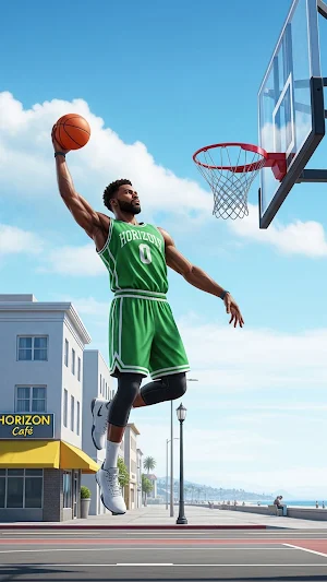 Basketball Game Stars Showdown Screenshot 1