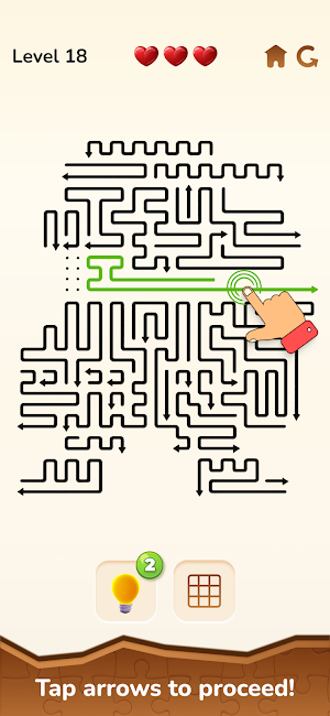 Arrow Go! : Escape Puzzle Game Screenshot 2