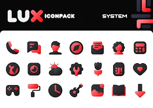 Lux Red IconPack Screenshot 1