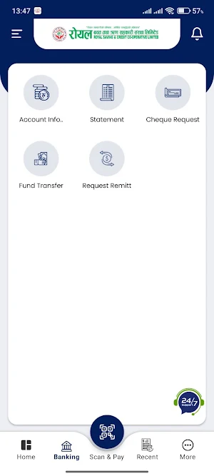Royal Saving Tanahun mBank Screenshot 2