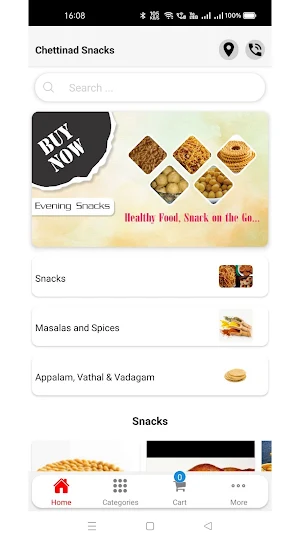 Chettinad snack Screenshot 0