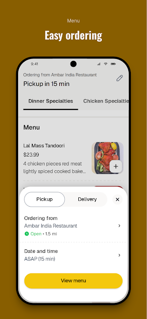 Ambar India Restaurant Screenshot 2