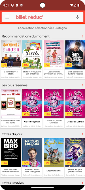 BilletReduc ­- Agenda Sorties Screenshot 0