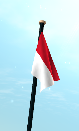 Monaco Flag 3D Free Wallpaper Screenshot 2