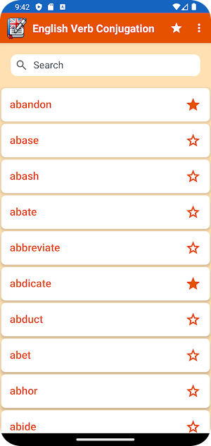English Verb Conjugation Screenshot 1