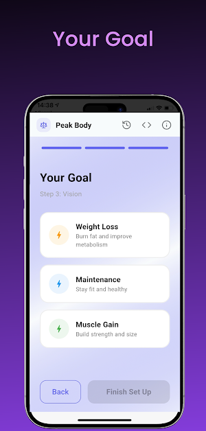 Peak Body - BMI Calculator Screenshot 3