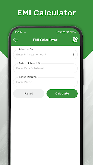 CashLoan - EMI Loan Calculator Screenshot 1
