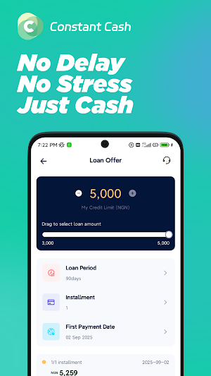 Constant Cash-Instant Loan App Screenshot 1