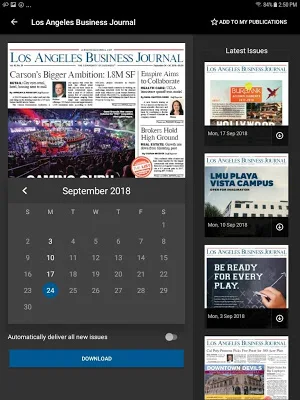LA Business Journal Screenshot 2