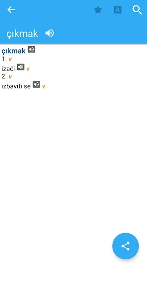 Croatian-Turkish Dictionary Screenshot 0