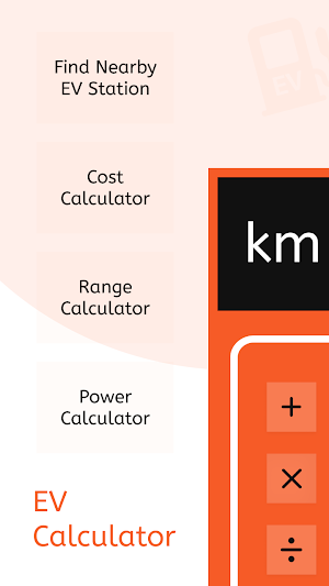 EV Calculator - Cost & Mileage Screenshot 0