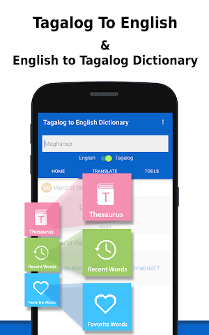 English to Tagalog Dictionary &Translator Screenshot 0